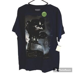 NWT Men’s Marvel Spider-Man Venom Navy Blue Short Sleeve T-Shirt Size XL